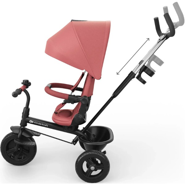 Фото - Триколісний велосипед Kinderkraft Aston 2 Plus Pink (KRASTO02PNKPL00)